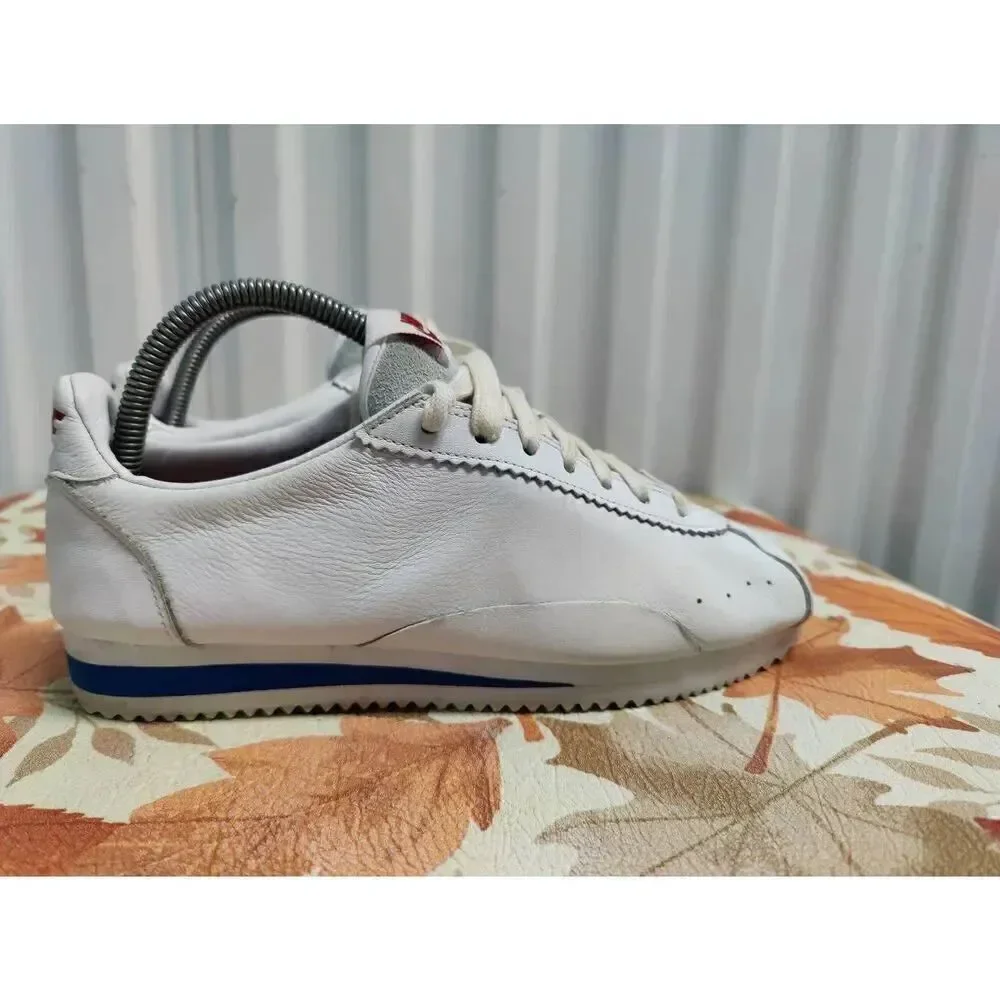 Nike Cortez Swooshless Men's Shoes Size 7 Sneakers Leather Forest Gump